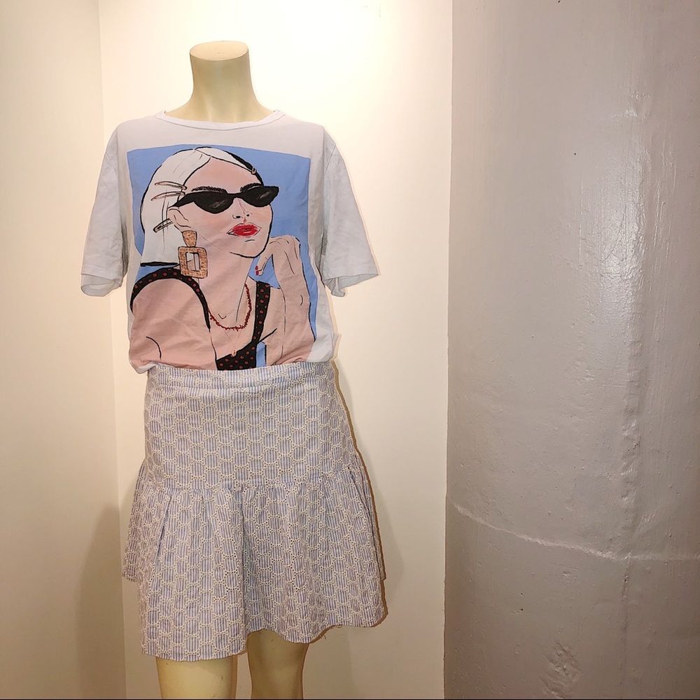 J. Crew Eyelet Skirt